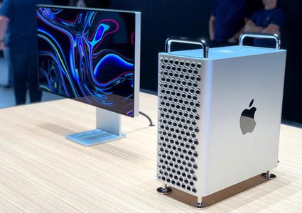 أبل تصدر جهاز كمبيوتر مكتبي بتصميم "مبشرة جبن"