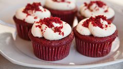 الكب كيك الأحمر المخملي