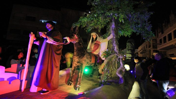 انطلاق قافلة الميلاد التاسع عشر في بيت لحم باتجاه باب الدير