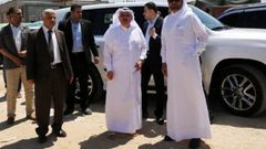 السفير العمادي يغادر قطاع غزة