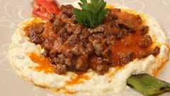 متبل باذنجان باللحم