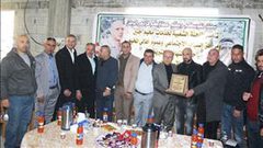 أبو بكر والرجوب يكرمان المحررين أبو صويص وزيود وخلوف في جنين
