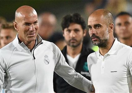 زيدان: غوارديولا من أفضل مدربين العالم