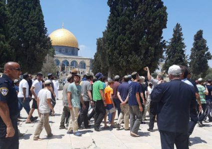 أكثر من 400 مستوطن اقتحموا الأقصى الأسبوع الماضي