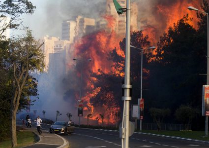 الاحتلال: حريق مروع في مستوطنة "غوش تسوحر" شرق "أشكول"