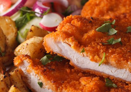 دجاج بانيه مقرمش