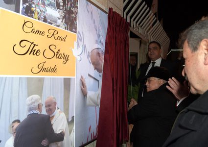 الرئيس محمود عباس يفتتح أكبر مجسم للسيد المسيح في العالم