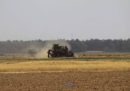 توغل لآليات الاحتلال  شمال بيت حانون