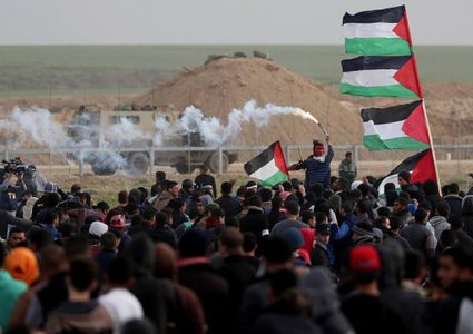 الجبهة الديمقراطية تدعو لاستمرار مسيرات العودة