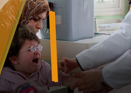 خطير .. 110 حالة اصابات بالحصبة في غزة