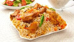 كبسة اللحم والخضار