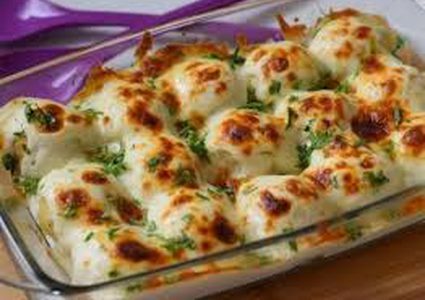 كرات البطاطس بالدجاج والأعشاب