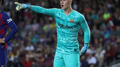 برشلونة يجري مشاورات لتجديد عقد شتيجن