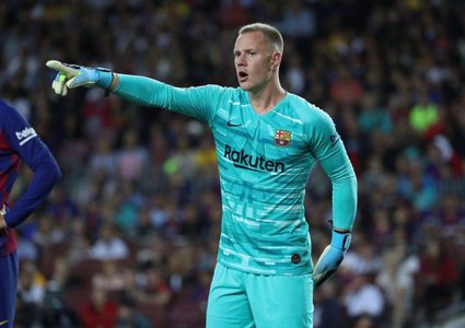 برشلونة يجري مشاورات لتجديد عقد شتيجن