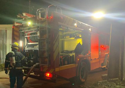 حريق في منزل مأهول في البعنة