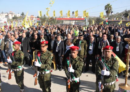 فتح تُحيي الانطلاقة وتزيح الستار عن نصب تذكاري لشهداء جبع في جنين