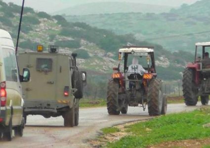الاحتلال يستولي على 5 جرارات زراعية في الأغوار الشمالية