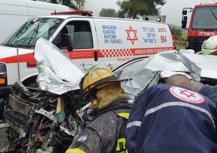 إصابة خطيرة في حادث سير على مدخل دبورية