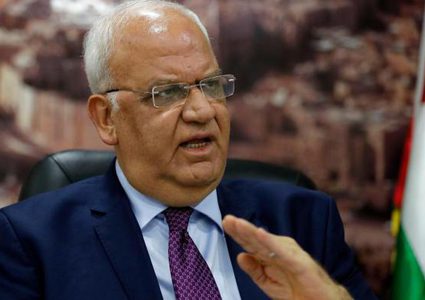 عريقات:الحكومة الإسرائيلية ترفض حل الدولتين