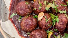 كباب بالكرز على الطريقة الحلبية