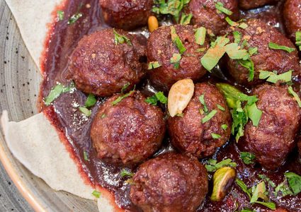 كباب بالكرز على الطريقة الحلبية