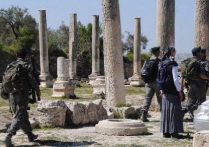 الاحتلال يقتحم الموقع الأثري في سبسطية شمال نابس