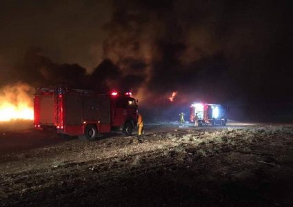 إصابة في حريق بالناصرة