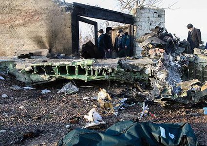 مصرع 170 شخصاً في تحطّم طائرة ركاب أوكرانية