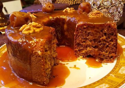 كيكة التمر بالصوص