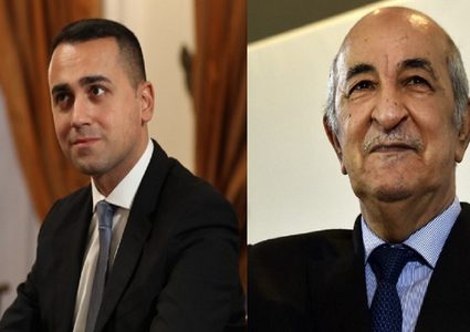 الرئيس الجزائري يلتقي وزير الخارجية الإيطالي لبحث الأزمة الليبية