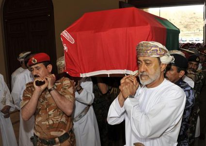 تشييع جثمان سلطان عُمان "قابوس بن سعيد"