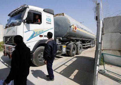 الاحتلال يستأنف ضخ الغاز لقطاع غزة