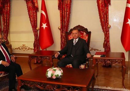 الرئيس التركي يستقبل رئيس البرلمان التونسي