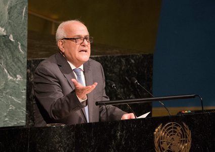 منصور يدعو المجتمع الدولي لمنع تنفيذ خطط الاحتلال بضم الضفة