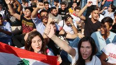 صدامات بين المتظاهرين وقوى الأمن اللبنانية في بيروت