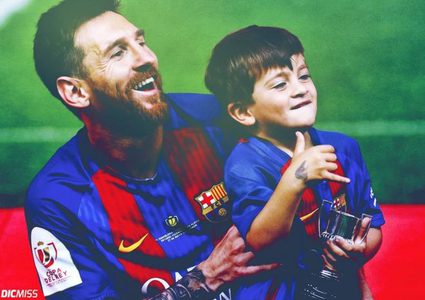 نجل ميسي يسجل أول أهدافه على طريقة والده