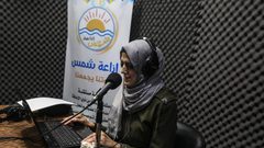 شمس .. أول إذاعة للمكفوفين في فلسطين على مستوى الوطن العربي