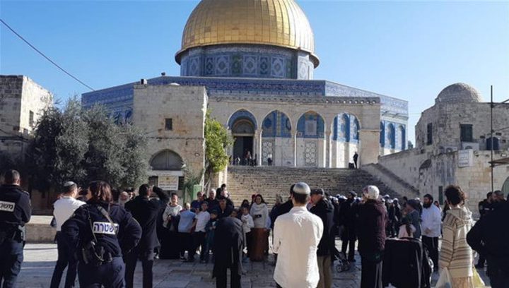 مستوطنون يقتحمون المسجد الأقصى