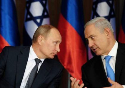 اتصال هاتفي بين بوتين و نتنياهو بحث التطورات الاقليمية