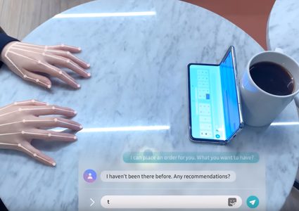 سامسونغ تطور لوحة مفاتيح خفية للهواتف