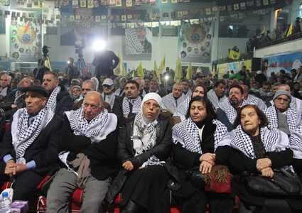 احياء ذكرى انطلاقة الثورة الفلسطينية الـ55 في العاصمة السورية