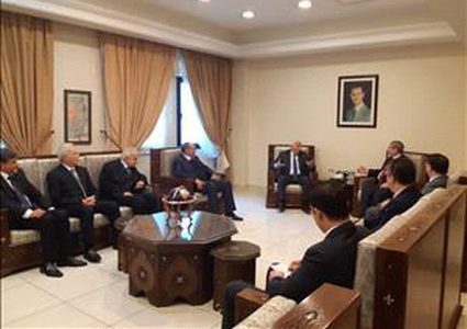 وفد من المنظمة يلتقي نائب وزير الخارجية السوري في دمشق