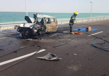 مصرع مواطن بحادث سير على طريق البحر الميت