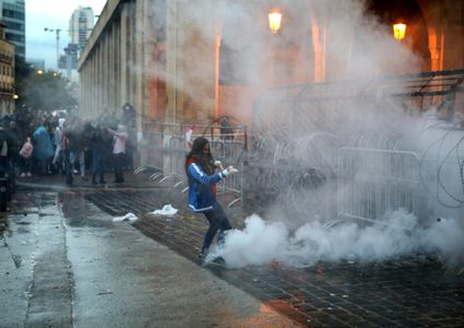 إصابة 145 شخصا في مظاهرات لبنان