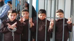 أوضاع كارثية للأسرى الأطفال المنقولين إلى "الدامون"