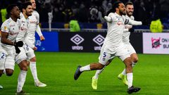 ليون يبلغ نهائي كأس الرابطة الفرنسية