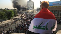 مقتل متظاهر برصاص مجهولين في بغداد