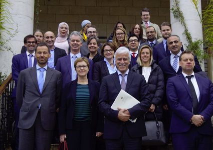 "التربية" تبحث مع مسؤولين أوروبيين التحريض الإسرائيلي على المناهج