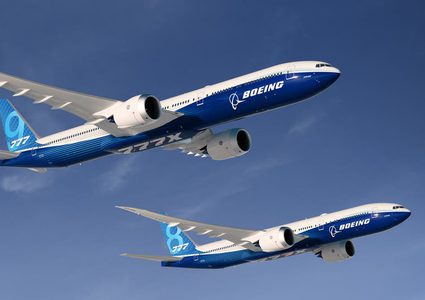 الرحلة الأولى لطائرة المسافات الطويلة بوينغ "777 إكس"