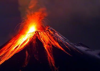 اكتشاف آثار لدماغ انسان تحول لزجاج بسبب حرارة بركان